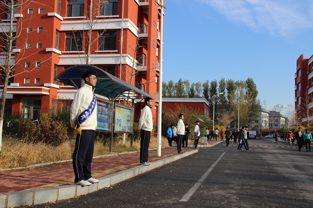  “文明岗”—校园中靓丽的风景线